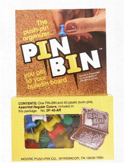 Pin-bin Push-pin Organizer Acquit