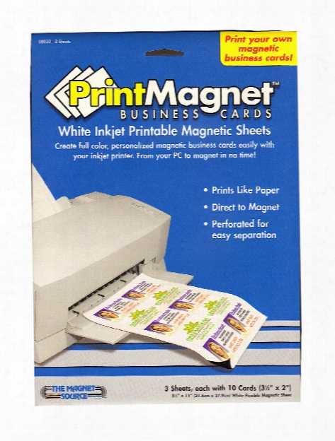 Printmagnet Inkjet Printable Magnetic Sheets 8.5 In. X 11 In.