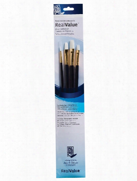 Real Value Series 9000 Blue Handled Brush Sets 9139 Set Of 5