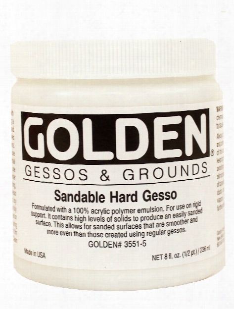 Sandable Hard Gesso 16 Oz.