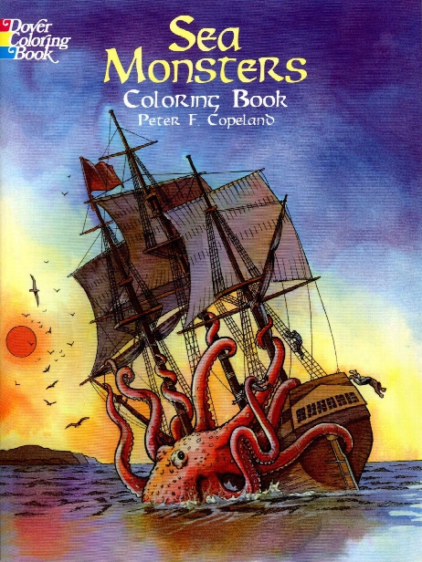 Sea Monsters Coloring Book Sea Monsters Coloring Book