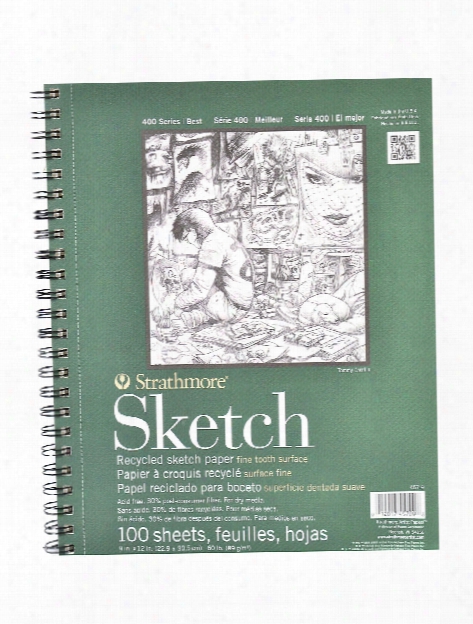 Series 400 Premium Recycled Sketch Pads 11 In. X 14 In. 100 Sueets