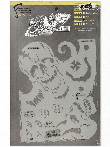 Son Of Skull Master Freehand Airbrush Templates By Craig Fraser Menagerie