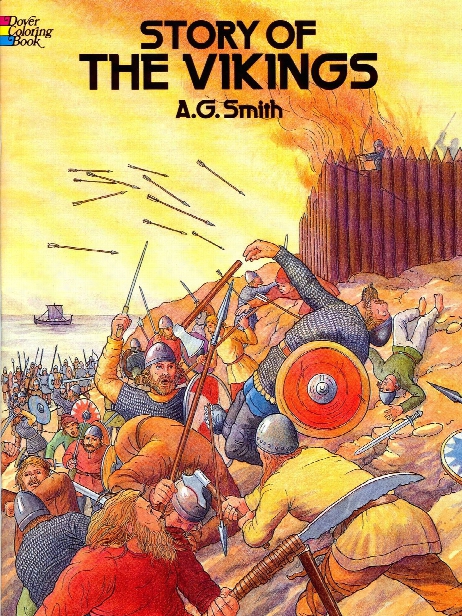 Story Of The Vikings Coloring Book Story Of The Vikings Coloring Book