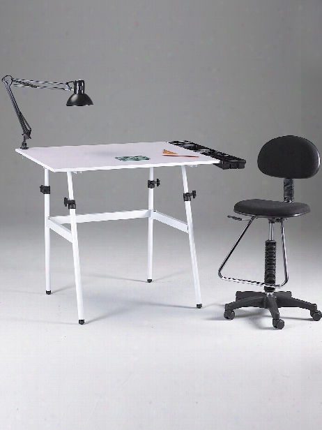 The Berkeley Classic Drafting Table Combo Table With Drafting Height Chair