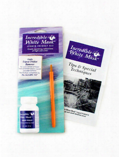 The Incredible White Mask Liquid Frisket Set 2 Oz. Bottle