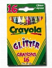 Glitter Crayons box of 16