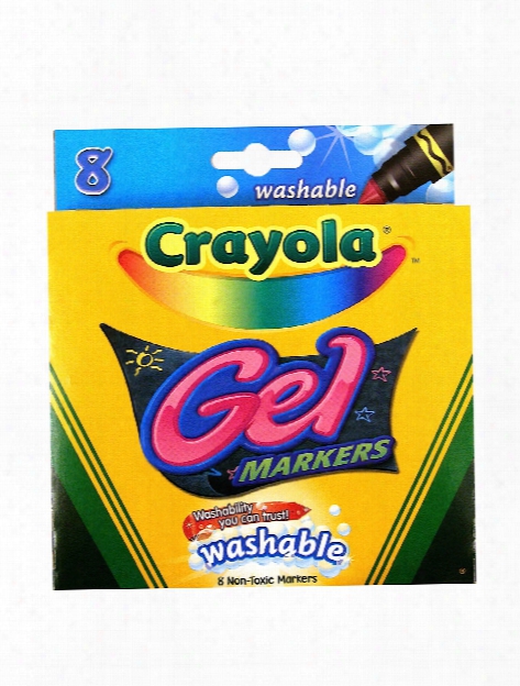 Washable Gel Markers Pack Of 8