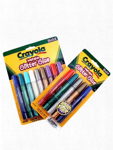 Washable Glitter Glue Bold Set Of 9