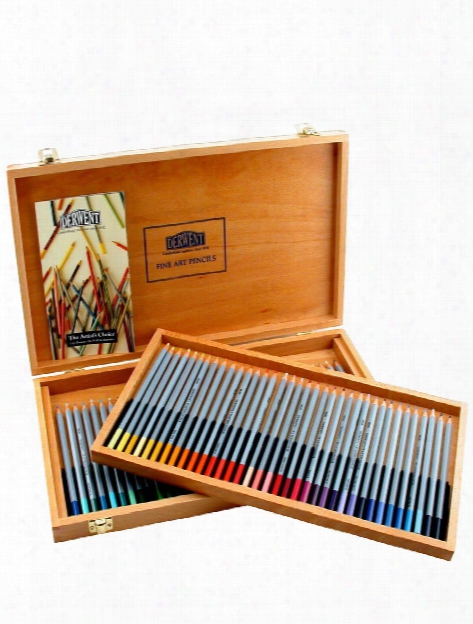 Watercolor Pencil Hardwood Box Set Set Of 72