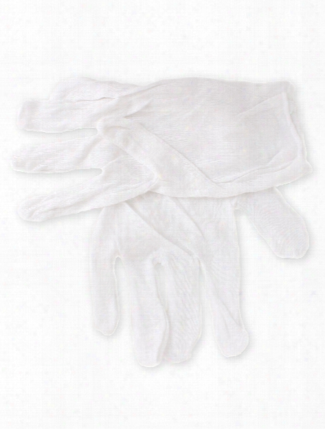 White Lintless Cotton Gloves White One Paiir