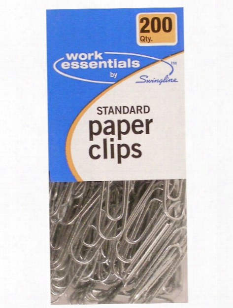 Work Essentials Standard Paper Clips Pack Of 200