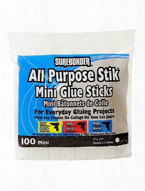 All Purpose Mini Glue Sticks Pack Of 100