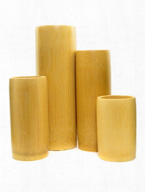 Bamboo Brush Holder Small