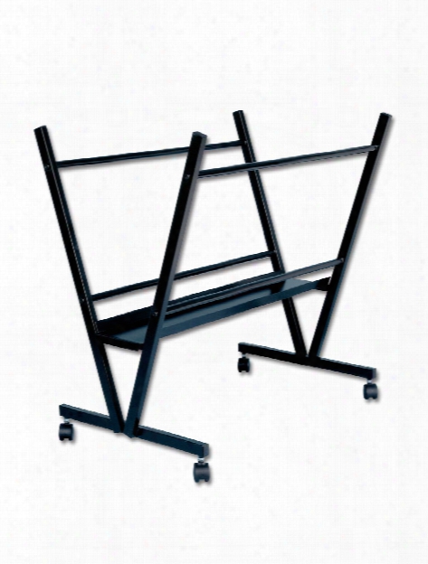 Black Steel Print Rack Print Rack