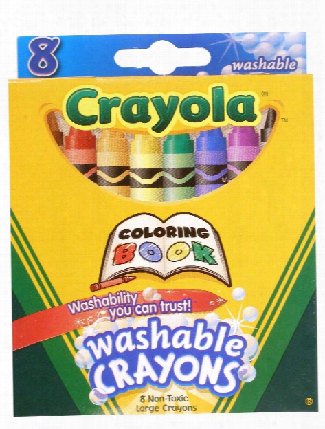 Coloring Book Washable Crayons Pack Of 8