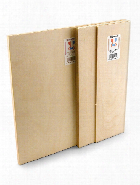 Craft Plywood Sheets 1 8 In. 6 In. X 12 In.