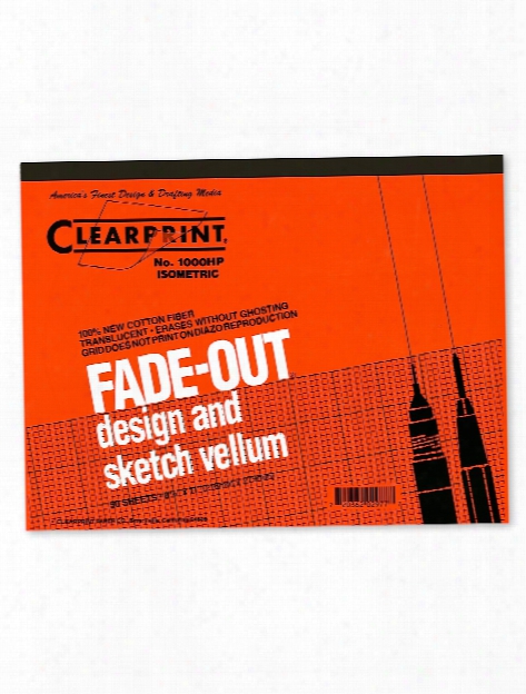 Fade-out Design And Sketch Vellum - Isometric 11 In. X 17 In.