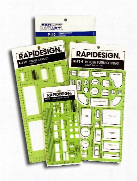 Interior Drafting And Design Templates Office Plan Layout 1 8 In. = 1 Ft.