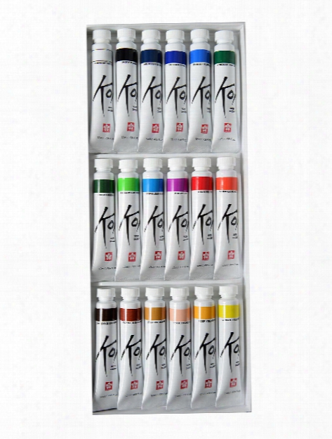 Koi Water Color Sets Set Of 18