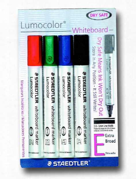 Lumocolor Whiteboard Markers Black Each