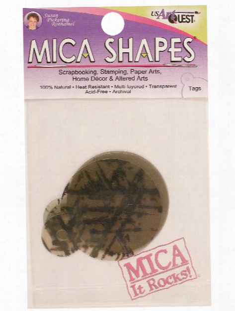 Mica Shapes 2 1 4 In. Large  Rings Pack Of 10