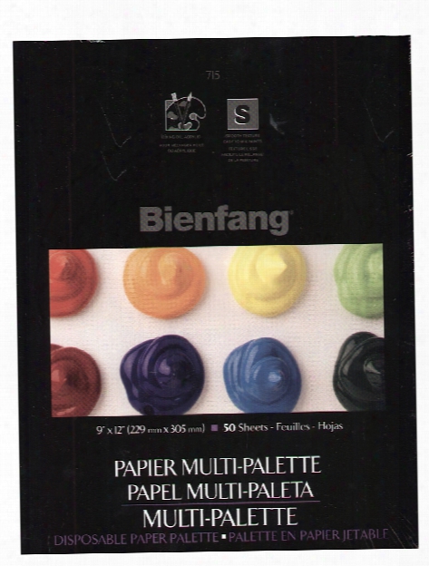 Multi-palette Disposable Paper Palette 9 In. X 12 In.