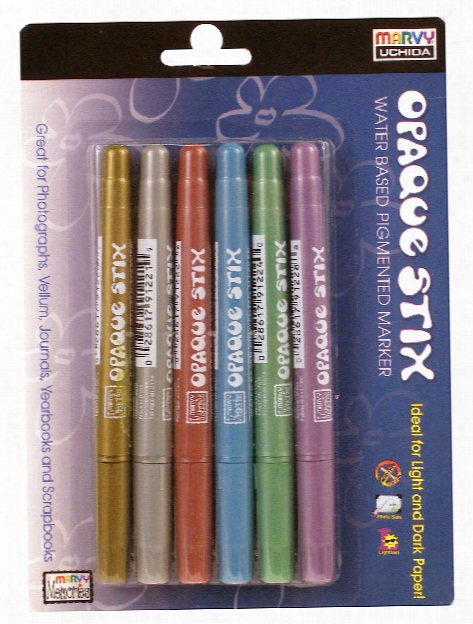 Opaque Stix Sets Metallic Pack Of 6