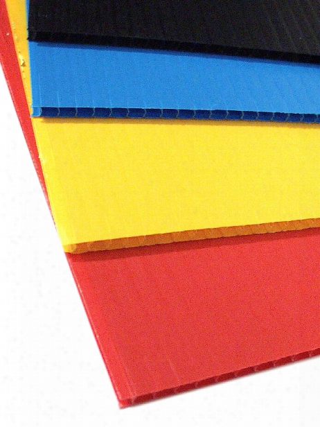 Plasticor Corrugated Boards Clear 48 In. X 96 In.