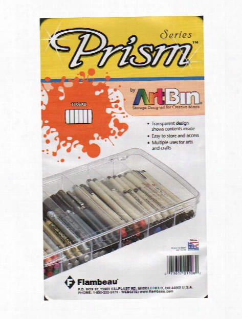 Prism 6-compartment Box 11 1 2 In. X 6 5 8 In. X 1 3 4 In.