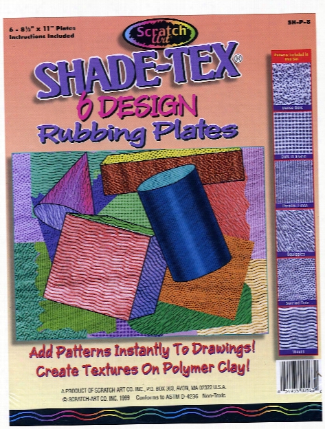 Shade-tex Rubbing Plates Nature Set