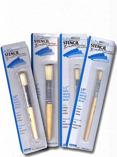 Stencil Brushes 1 2 In.