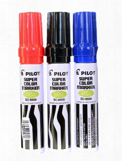Super Color Permanent Marker Jumbo Black Refill Ink