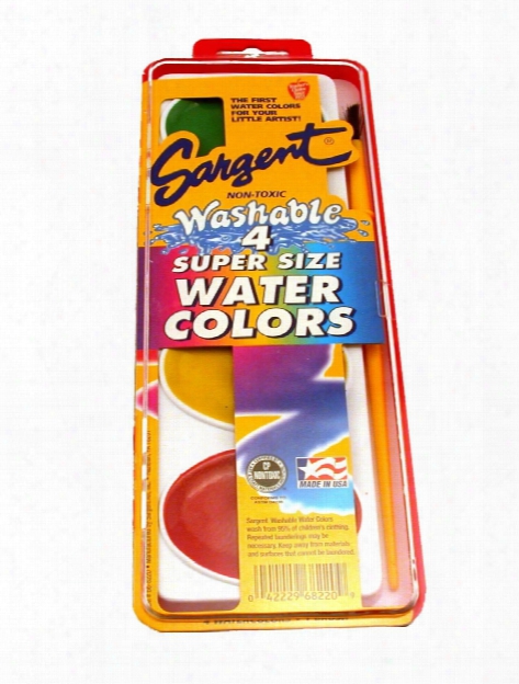 Super Size Washable Watercolor Set Set Of 4