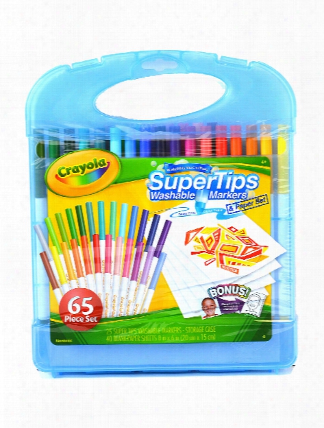 Super Tips Washable Markers Kit Each