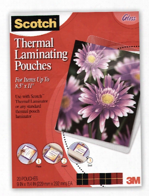 Thermal Laminating Pouches 3 11 16 X 2 3 8 In. (business Id Cards)