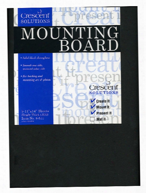 Ultra-black Moujting Board 32 In. X 40 In. Single Thick Ultra-black 8 Each