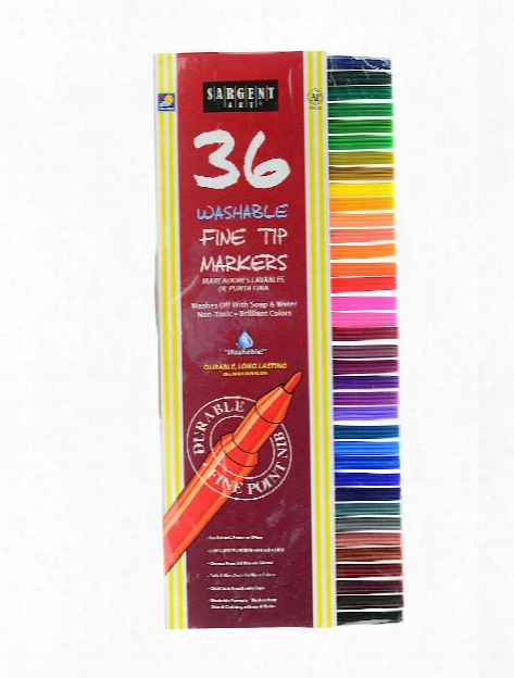 Washable Felt Tip Marker Sets Set Of 36