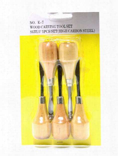 Wood And Linoleum Carving Tools K7 Set Of 5
