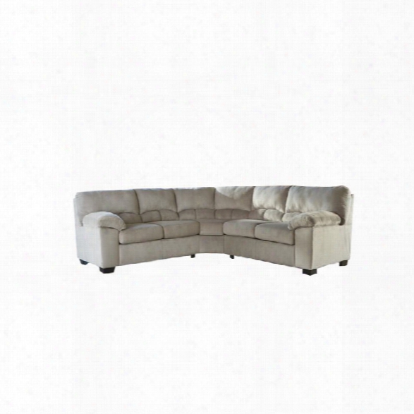 Ashley Dailey 2 Piece Sectional In Alloy