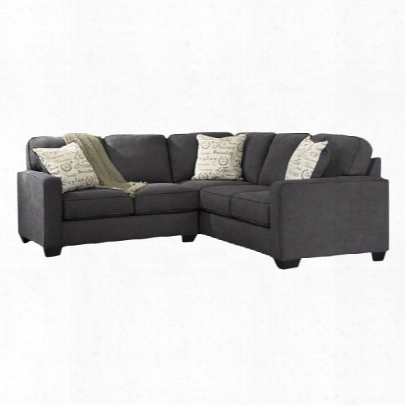 Ashley Furniture Alenya 2 Piece Sectional In Charcoal
