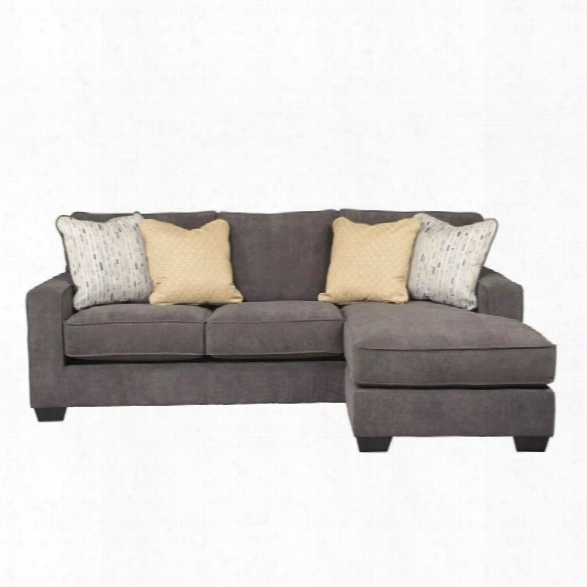 Ashley Furniture Hodan Fabric 2 Piece Sectional In Marble