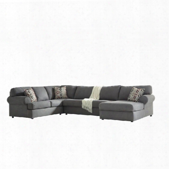 Ashley Jayceon 3 Piece Left Facing Sectional In Steel