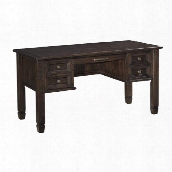 Ashley Townser Computer Desk In Grayish Brown