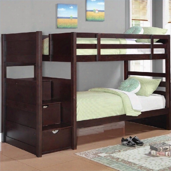 Coaster Elliott Twin Over Twin Bunk Bed