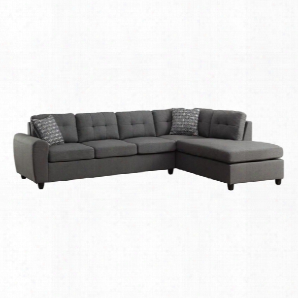 Coaster Stonenesse Contemporary Right Facing Sectional In Gray