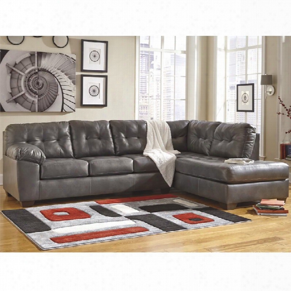 Flash Appendages Durablend Right Facing Sectional In Gray