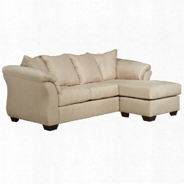 Flash Furniture Microfiber Right Facing Sectional In Stone