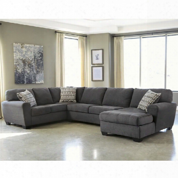 Flash Furniture Sorenton 3 Piece Left Facing Sectional In Slate