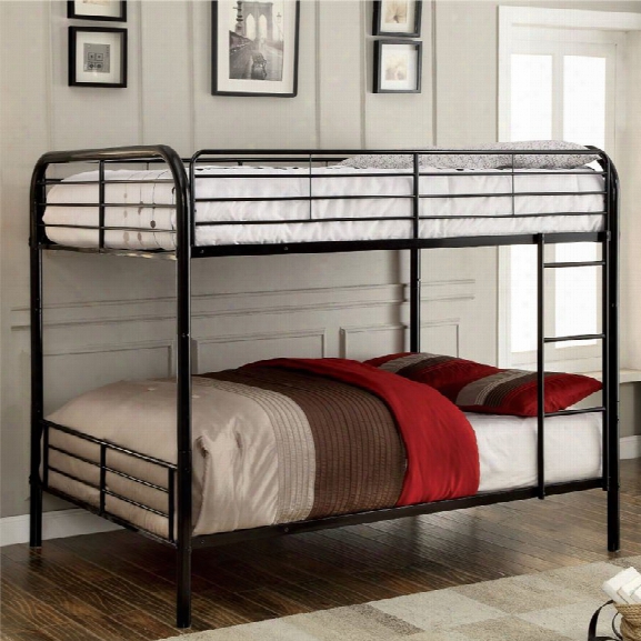 Furniture Of America Capelli Full Over Full Bunk Bed In Black